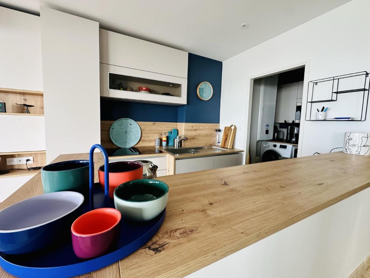 Les Sables-dʼOlonne Appartement Renove A Neuf Avec Vue Imprenable Sur La Baie Des Sables D Olonne 6 Pers מראה חיצוני תמונה